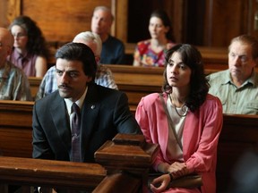 Oscar Isaac and Carla Quevedo in "Show Me A Hero."