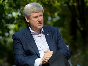 Conservative Leader Stephen Harper is seen during a campaign stop in Markham on Tuesday, August 11, 2015. (THE CANADIAN PRESS/Sean Kilpatrick)