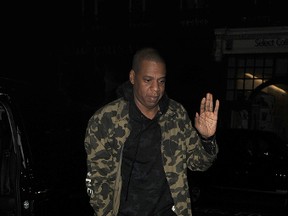 Jay Z, seen here in London, England last year, and Timbaland have been called to testify over the hit song Big Pimpin'. WENN.COM