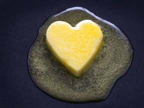 Saturated fats in butter may be healthier than trans fats in margarine one study finds. (Fotolia)