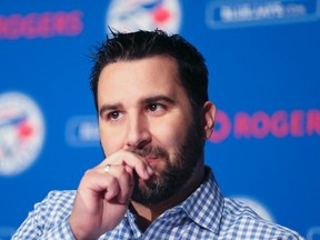 Blue Jays GM Alex Anthopoulos' contract expires this year -- will the Blue Jays re-sign him? (Veronica Henri/Toronto Sun file)