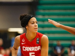 Kia Nurse's teammates say the young star has plenty of potential as she gains experience on the college and international level. (Ian Kucerak, Edmonton Sun)