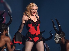 In this Feb. 8, 2015, file photo, Madonna performs at the 57th annual Grammy Awards in Los Angeles.  (Photo by John Shearer/Invision/AP, File)