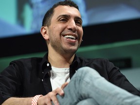 Tinder co-founder Sean Rad speaks onstage during TechCrunch Disrupt NY 2015 - Day 2 at The Manhattan Center on May 5, 2015 in New York City.   (Noam Galai/Getty Images for TechCrunch/AFP)