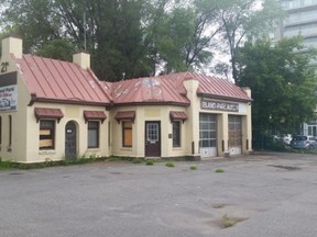 This old gas station -- designed in the 1930s -- is up for heritage protection, to the dismay of its current owners.