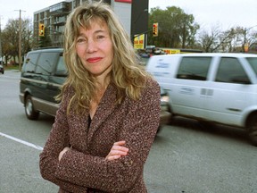 NDP candidate Linda McQuaig, seen here in this 2004 file photo, angered oilsands supporters when she said: "A lot of the oilsands oil may have to stay in the ground if we're going to meet our climate change targets." (Postmedia Network/File)