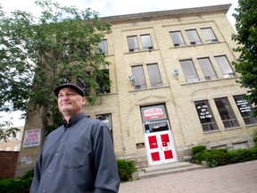 Entrepreneur Dave Cook stands outside 630 Dundas St., where he?s opening a food business incubator. (Free Press file photo)