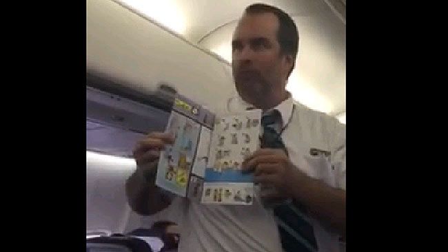 WATCH: WestJet Flight Attendant's Funny Safety Demonstration | Toronto Sun