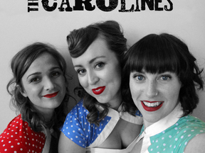 The Carolines, made up of Chloe Lynn, Katie Louise and Lesley Yvonne, are sure to bring sweet harmonies to the Cowboy Music and Poetry Festival in Stony Plain from Aug. 21 to 23. Photo Supplied