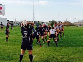 Sharks rugby teams will be playing for their lives this weekend, while men’s team player Joe Barry played up a level for Team Alberta’s U23 squad at the Prairie Championships earlier this summer, helping the team win both games. - Photo Supplied