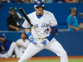 Josh Donaldson stands in for an at-bat against the Yankees at the Rogers Centre last night.  (Stan Behal/Toronto Sun)