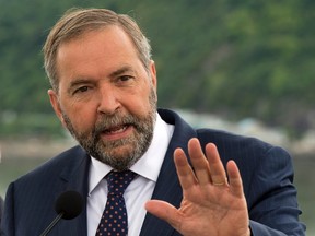 Federal New Democratic Party leader Tom Mulcair. (Canadian Press file photo)