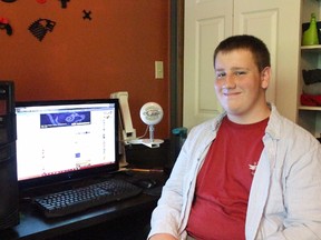 Grant McIlhagery, 16, of Goderich, has created a Facebook page called Not Your Pawn (Voice of Ontario Students). (Steph Smith/Goderich Signal Star)