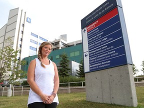 John Lappa/The Sudbury Star
Amy Savill, of Alberta, is seeking public donations so she can bring her new-born home. The baby is still under hospital care at Health Sciences North.