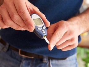 TORONTO -- A new study has determined that the average cost of health care for Canadians with diabetes is $16,000 over eight years, compared to $6,000 for those without the disease. (Fotolia)