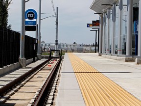 The NAIT station on the problem-plagued LRT Metro Line, slated to open soon. (EDMONTON SUN/File)
