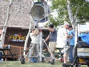 The Sudbury Yacht Club was converted to a bar and grill earlier in this file photo for the filming of the TV series Slasher in Sudbury. It's an example of increased TV production in Sudbury. Gino Donato/Sudbury Star