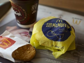 An Egg McMuffin meal is pictured at a McDonald's restaurant in Encinitas, California August 13, 2015. McDonald's Corp, which is expected to offer all-day breakfasts starting this fall to turn around slumping U.S. sales, is the top choice for "Breakfastarians," who crave breakfast food at any hour, according to a new survey obtained by Reuters on August 17, 2015.  Picture taken August 13, 2015.    REUTERS/Mike Blake