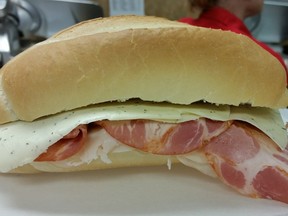 The Italian Bakery made-to-order deli sandwich. Photo by Graham Hicks