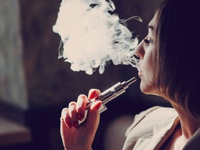 CHICAGO -- Teens who use e-cigarettes are more likely than others to later smoke conventional cigarettes and other tobacco products, a study at 10 Los Angeles high schools suggests. (Fotolia)