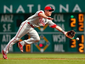The Phillies are unlikely to trade Chase Utley this season. (Jared Wickerham/Getty Images/AFP/Files)