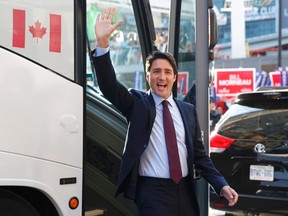 Liberal party leader Justin Trudeau