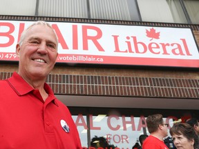 Bill Blair, federal Liberal candidate for Scarborough Southwest, at the opening of his campaign office August 8, 2015. (Veronica Henri/Toronto Sun)