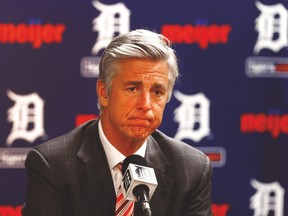 Dave Dombrowski was let go by the Detroit Tigers earlier this month. (SUN FILES)
