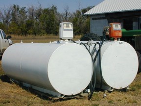 Farm fuel tank