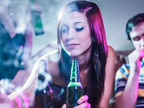 Teens may be less likely to drink and smoke if their friends participate in substance abuse prevention programs, a recent U.S. study suggests. (Fotolia)
