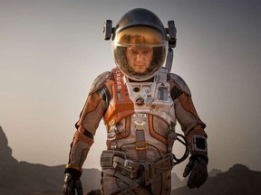 Matt Damon in a scene from Martian (Handout photo)