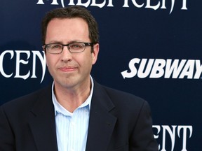 In this May 28, 2014 photo, former Subway restaurant spokesman Jared Fogle arrives at the El Capitan Theatre in Los Angeles. (Photo by Matt Sayles/Invision/AP)