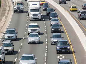 The Gardiner Expressway in Toronto on Wednesday August 19, 2015. (Ernest Doroszuk/Toronto Sun)