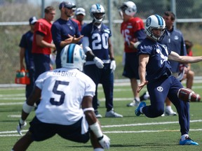 Swayze Waters returns to the 5-2 Argonauts on Sunday after missing six games injured. (JACK BOLAND, Toronto Sun)