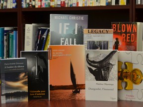 Supplied photo
A few of the books that have been shortlisted in the French and English-language categories for this year's Northern Lit Awards. Winners will be announced on Sept. 23.
