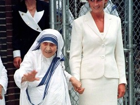 Mother Teresa and Princess Diana. (Postmedia Network File Photo)
