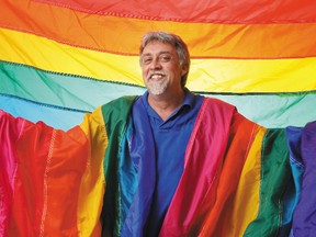 Artist Gilbert Baker is the original designer of the rainbow flag.