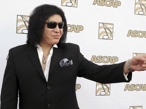 Musician Gene Simmons attends the 32nd Annual ASCAP Pop Music Awards in Los Angeles, Calif., in this April 29, 2015 file photo. (REUTERS/Jonathan Alcorn)