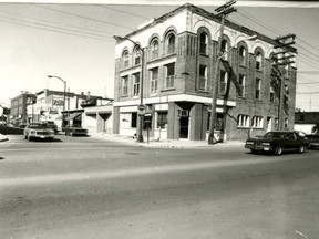 The Glassford Hotel, circa 1980. Southeast corner of the Market Square and Wellington Street.