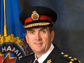 Hamilton Police Chief Glenn De Caire in 2012. (Supplied photo)