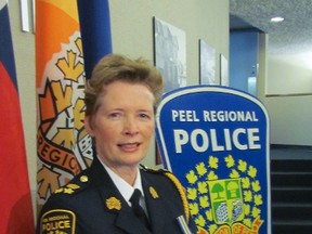 Peel Regional Police Chief Jennifer Evans in 2012. (Ian Robertson/Toronto Sun files)