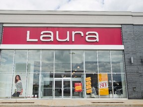 A Laura clothing store is seen in Vaudreuil-Dorion, west of Montreal, on Friday, August 21, 2015. (THE CANADIAN PRESS/Graham Hughes)