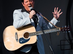 Bruce Stewart performs at the fifth annual Tweed Elvis Festival on Saturday August 22, 2015 in Tweed, Ont. Tim Miller/Belleville Intelligencer/Postmedia Network