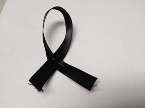 Black Ribbon Day ceremony was held at the Alberta Legislature on Sunday, Aug. 23, 2015. The day commemorates victims of Nazism and Stalinism.