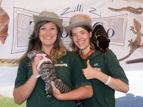 Zi Van Daalen and Marisa Zilli -- Zilli Zi Zoo 2 Go. (CHRIS ABBOTT/TILLSONBURG NEWS)