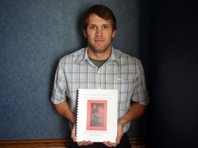 Local historian Adam Fawcett has recently released a book about the 1873 massacre of half of the Topping family near Sweaburg. Fawcett is the grandson of renowned Beachville historian Charles Reeves. (HEATHER RIVERS, Sentinel-Review)