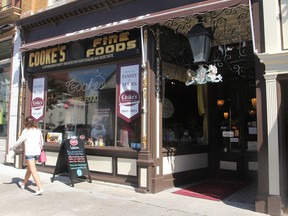 Cooke's Fine Foods and Coffee, on Brock Street in Kingston, is celebrating its 150th anniversary. (Michael Lea/The Whig-Standard)