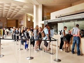 Long lines at the Louvre are usually avoidable if you enter through the underground mall instead of the grand glass pyramid. (Photo: Dominic Arizona Bonuccelli)