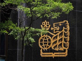 The logo of the Royal Bank of Canada is seen on a building in Toronto June 11, 2015. (REUTERS/Chris Helgren)