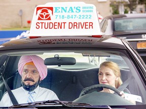 Ben Kingsley and Patricia Clarkson in "Learning to Drive."